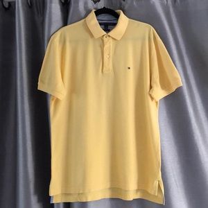 Vintage Men’s Tommy Hilfiger Polo Yellow Sz Large